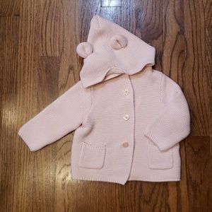 Pink Baby Gap Adorable Hooded Sweater